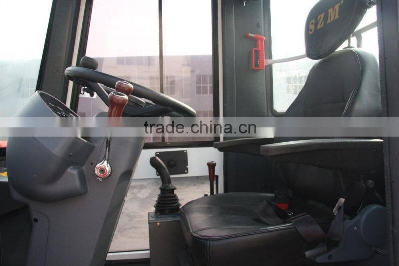 4WD 3 ton small articulating wheel loader compact loaders with CE