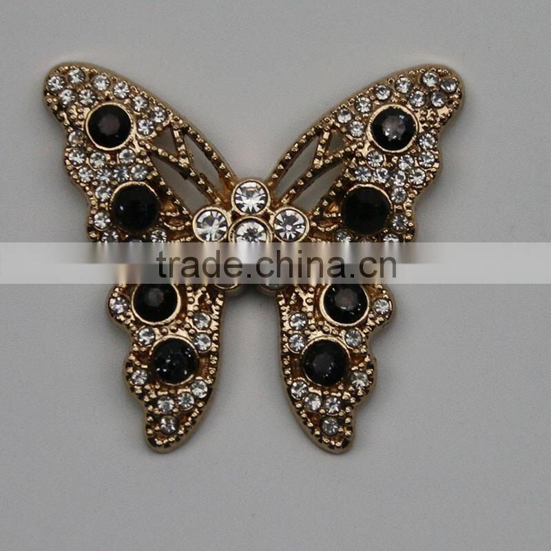 gold butterfly shoes ornament