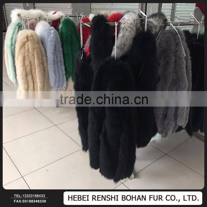 Real Fur Trim / Wholesale Fox Fur Trim /Detachable Fox Fur Collar