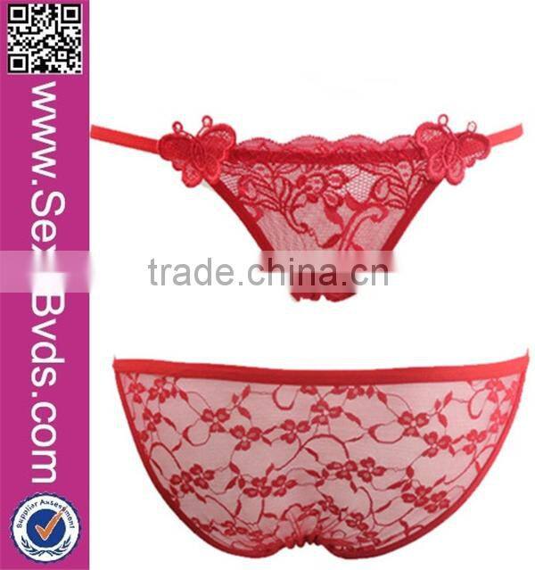 Wholesale $1Sexy Adult Black Lace Transparent Panty