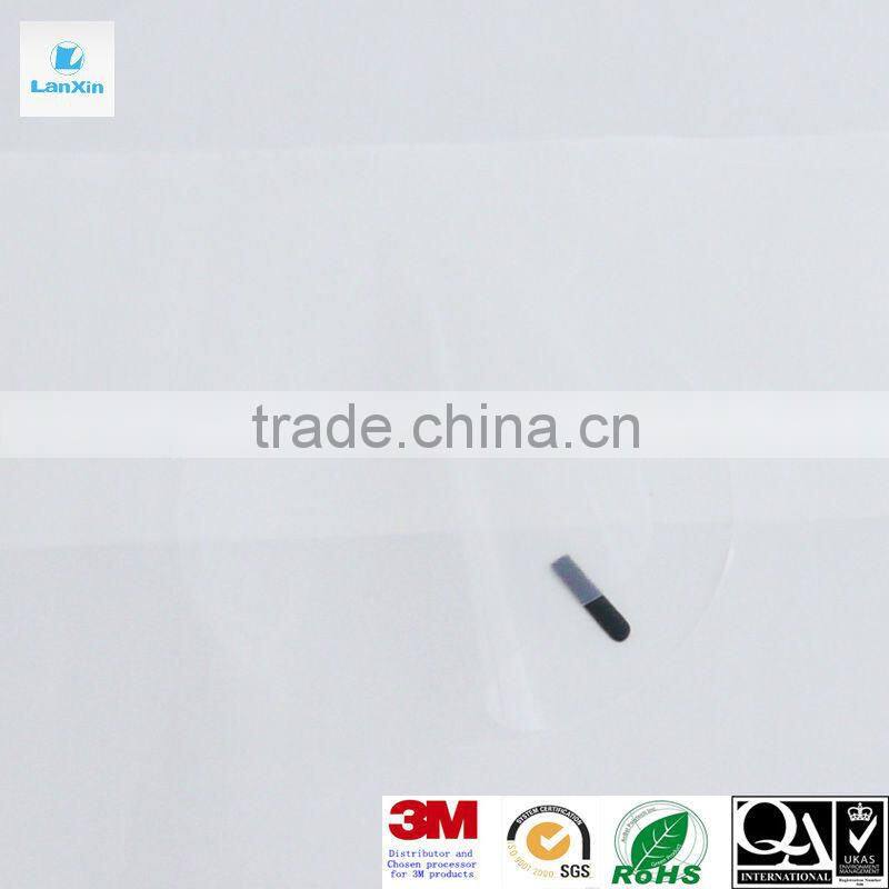 Stamping opaque adhesive film sticker