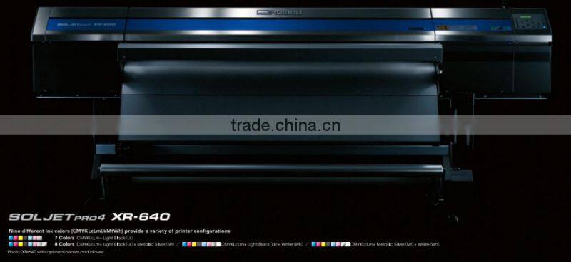 Roland print and cut SOLJET Pro4 XR640 with dual print heads