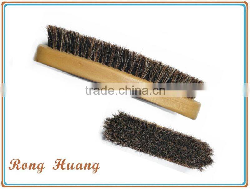 Promotional wooden horse hair brush