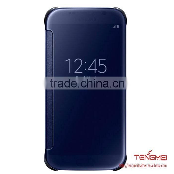 Smart phone case with front flip touch for samsung note 7 case