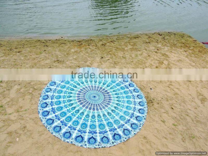 Mandala Roundie Round Hippie Tapestry Roundie Yoga mat Tapestry Round Beach Throw Towel Table Cover Boho Roundie