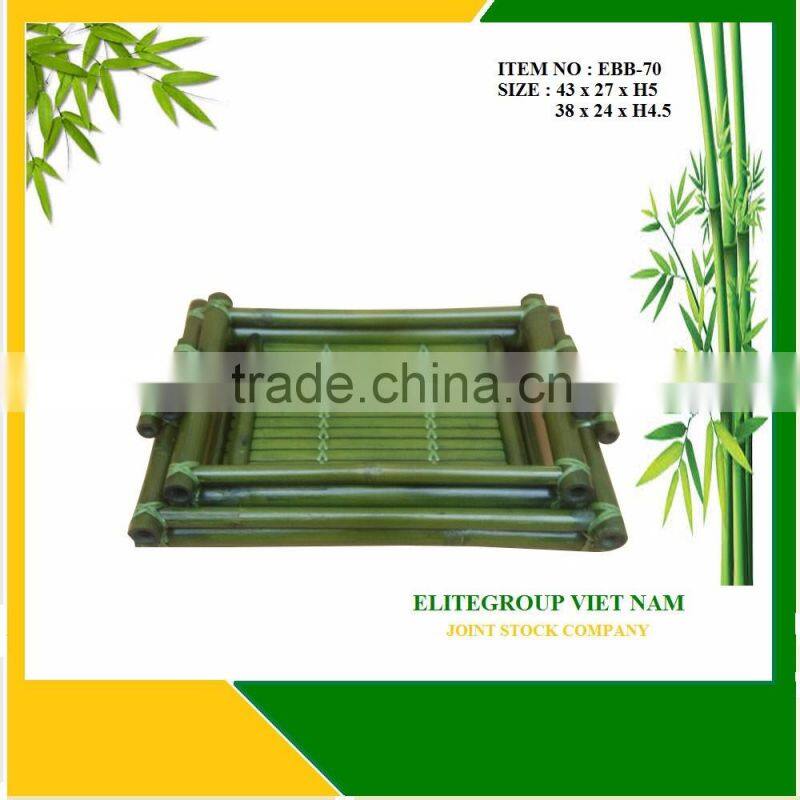 Bamboo tea tray.