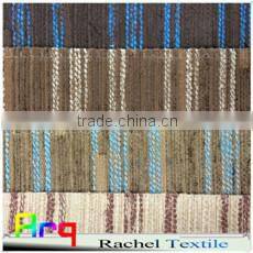 Middle east style Linen Cotton flocked upholstery fabric used for curtain sofa cushion material