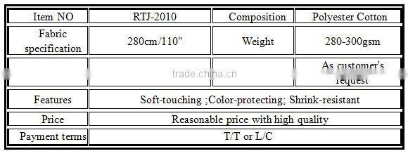 Simple Mediterranean multi color stripe printed polyester cotton fabric for table cloth sofa cushion cover using