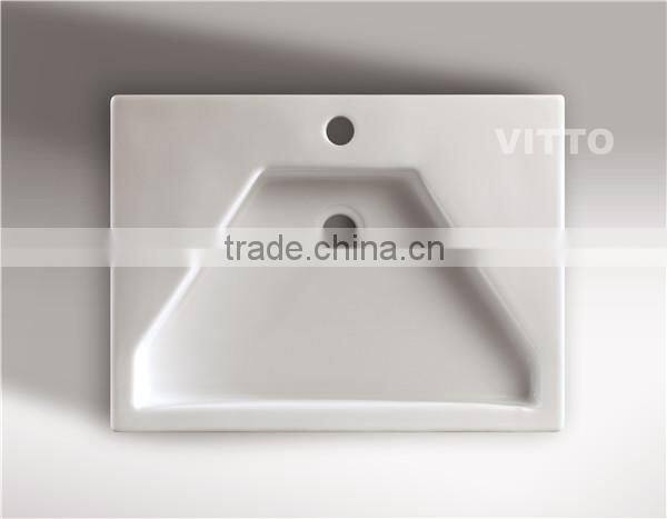 ceramic rectangle basin