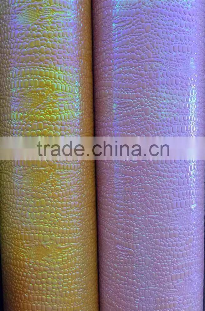 Fashionable PVC leather for Jewelry Box & decoration usage