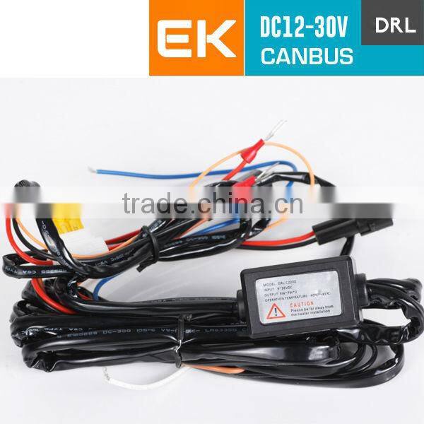 DRL LED Full Aluminum Housing 6 LEDs 12W E-Mark