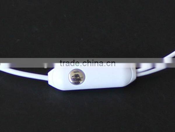 Transparent earphones with transparent cable