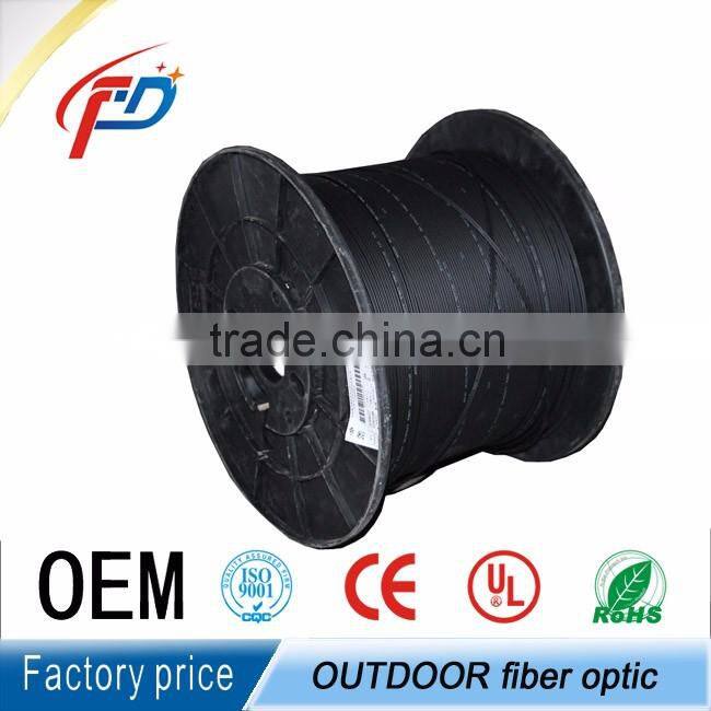 1 2 4 cores FTTH outdoor FRP LSZH sheath self-supporting finished drop cable