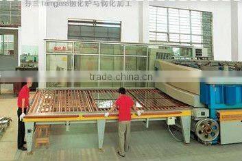 4mm fashionable polished triangle glass table top