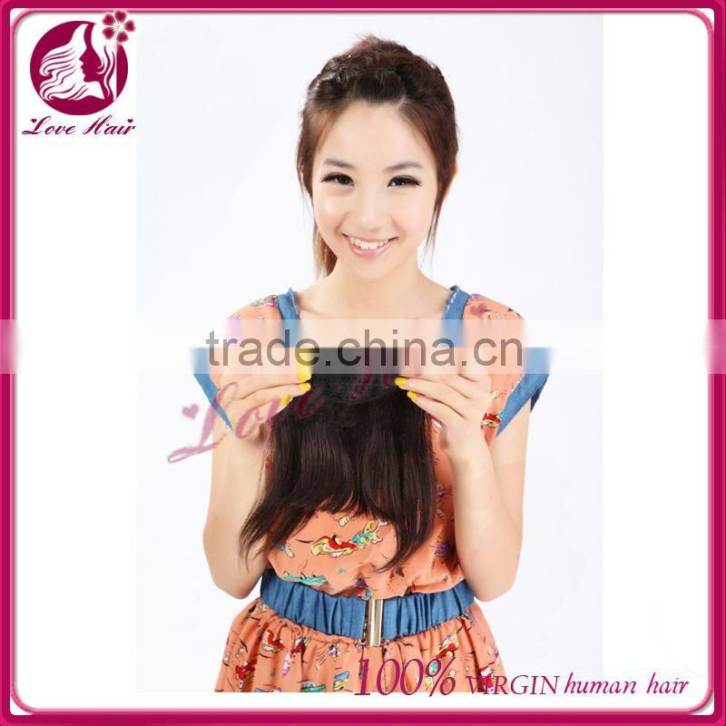 New style 100% human hair bang piece fringe band