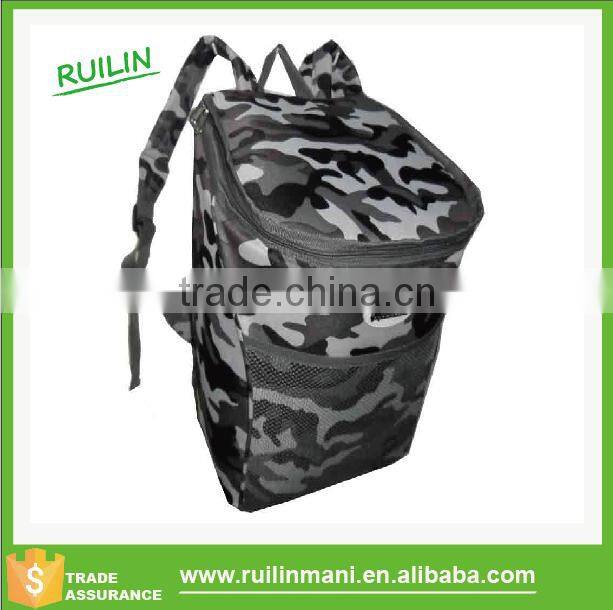 Durable Military Camouflage Ice Chest Beer Can Cooler Backpack