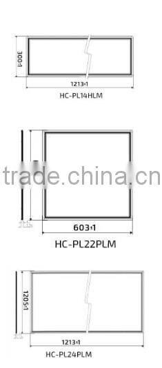 1-10V Dimmable High CRI Ultra Thin 5Years Warranty 600*1200 LED Panel Light