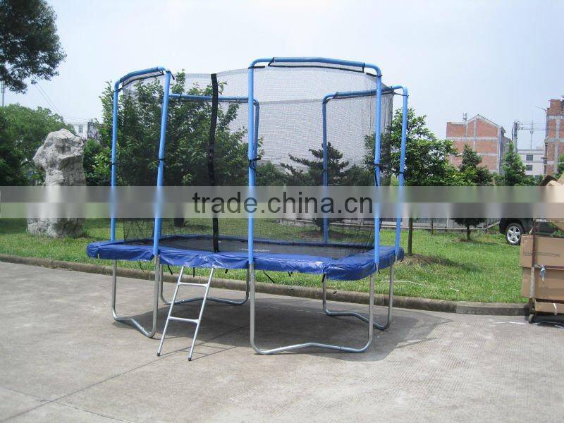 Cheap 8x12 ft China Kids Gymnastic Amusement Park Fitness Jumping Trampoline