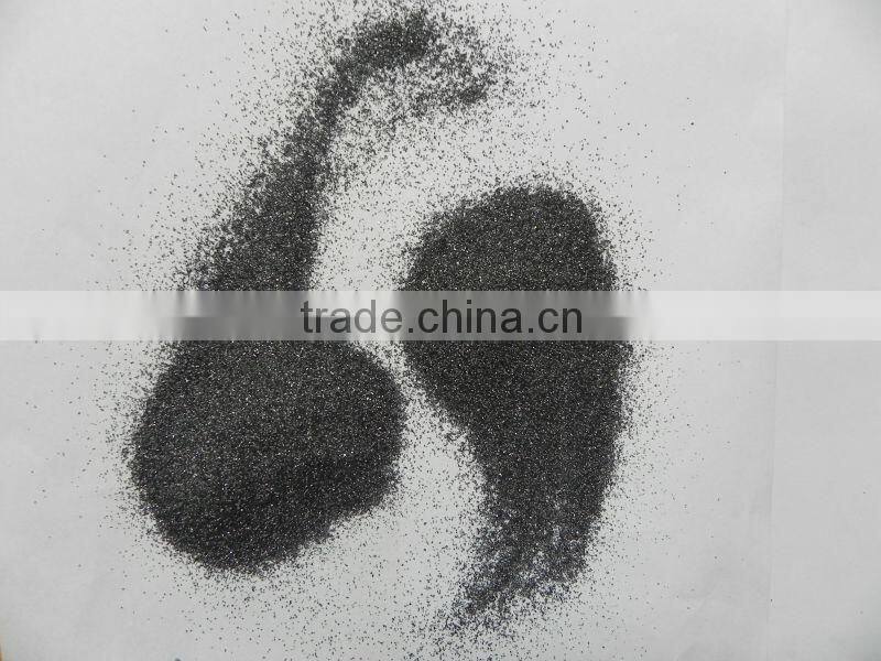 98.5%min black silicon carbide/carborundum for abraive/refractory/steelmaking