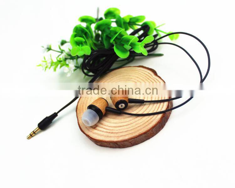 Wooden Earphones ,Custom Earphones In Bulk,Hot Sale Earphone
