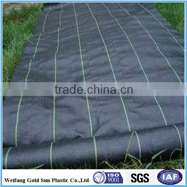 Black woven weed mat for Agriculture,Garden,landscape
