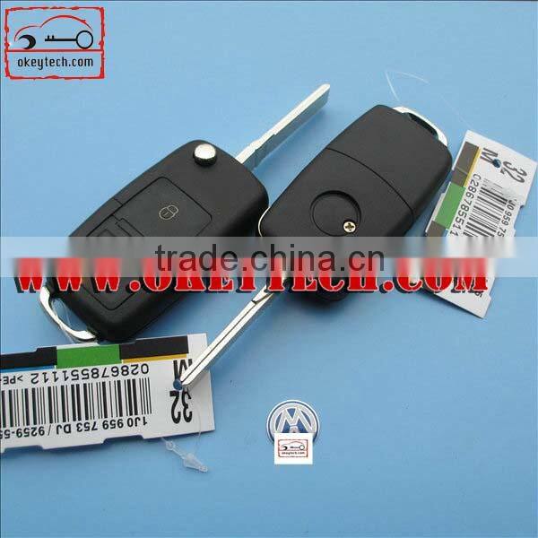 OkeyTech VW 2 buttons remote key shell for vw key cover vw key case for vw