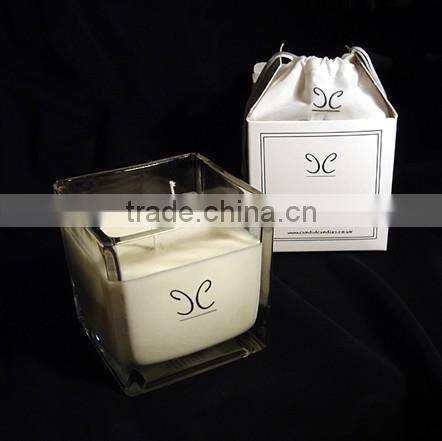 colorful soy wax candles with scent