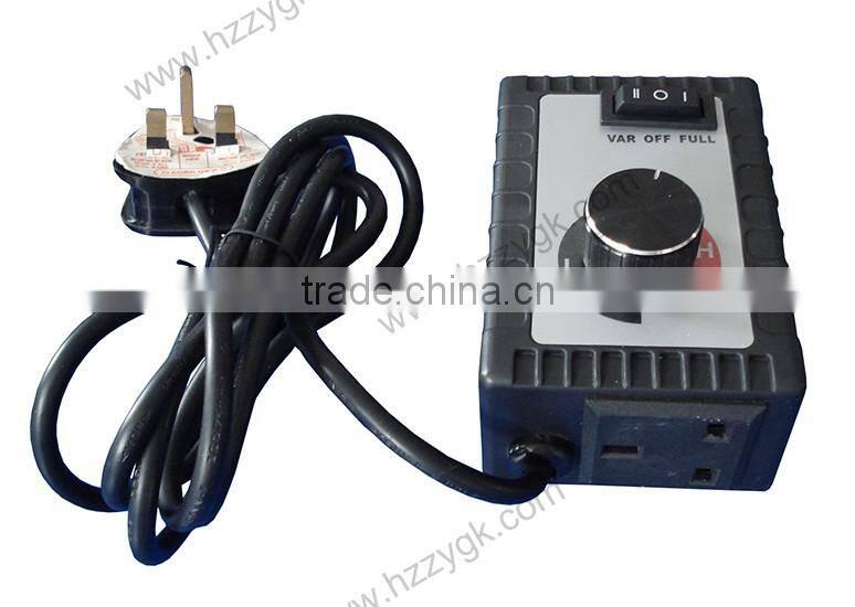 Chinese manufacture top quality exhaust fan speed controller with UK plug and Au plug