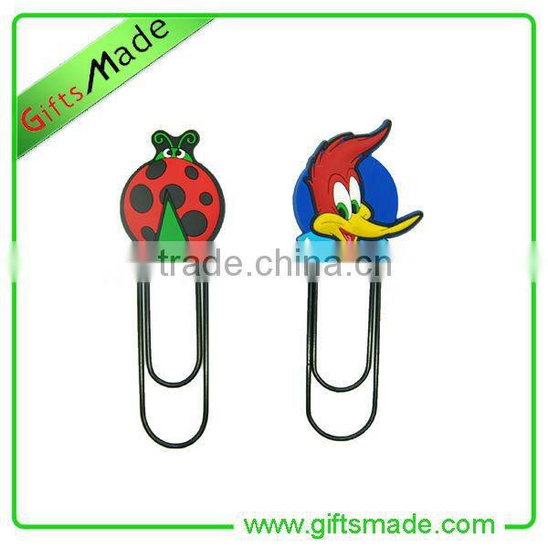 2013 New style Promotional custom eco-friendly rubber bookmark
