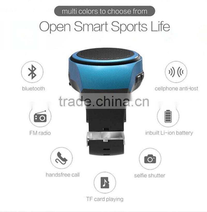 2016 new mini stereo wireless bluetooth speaker watch