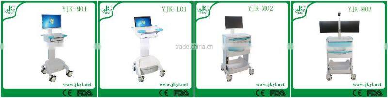 YJK-L01 2016 attractive design high quality mobile computer trolley