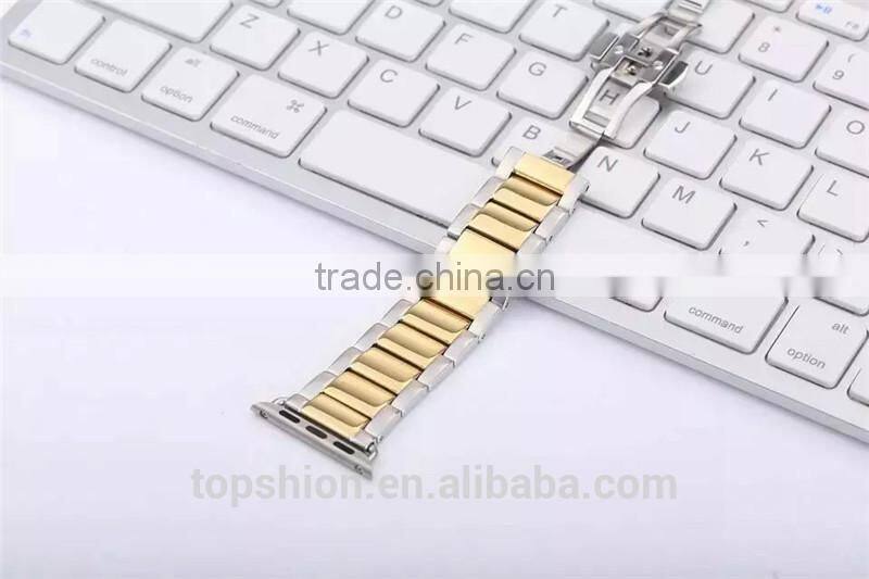 Deluxe Style For Apple Watch iWatch Stainless Steel Metal Strap, China Supplier
