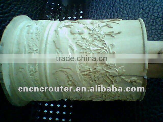 8 heads cylinder wood engraving machine (best seller and new patent invention )