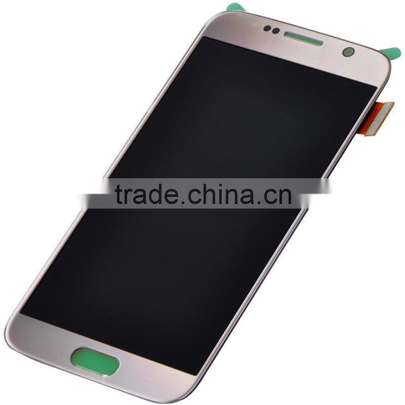 Cheap Price LCD For Samsung Galaxy S6 LCD Screen, For Samsung S6 Lcd Digitizer Assembly , for Samsung Galaxy S6 Complete LCD