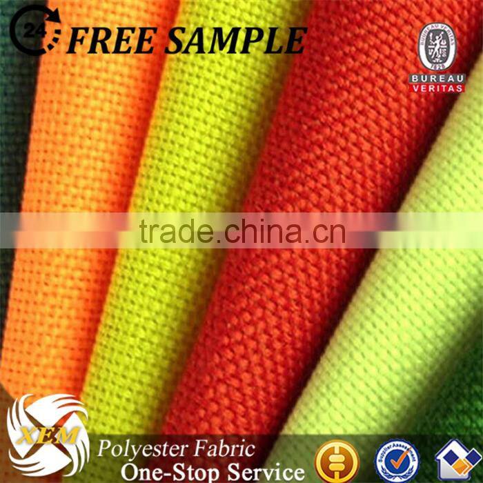 600D polyester oxford fabric coated for bags