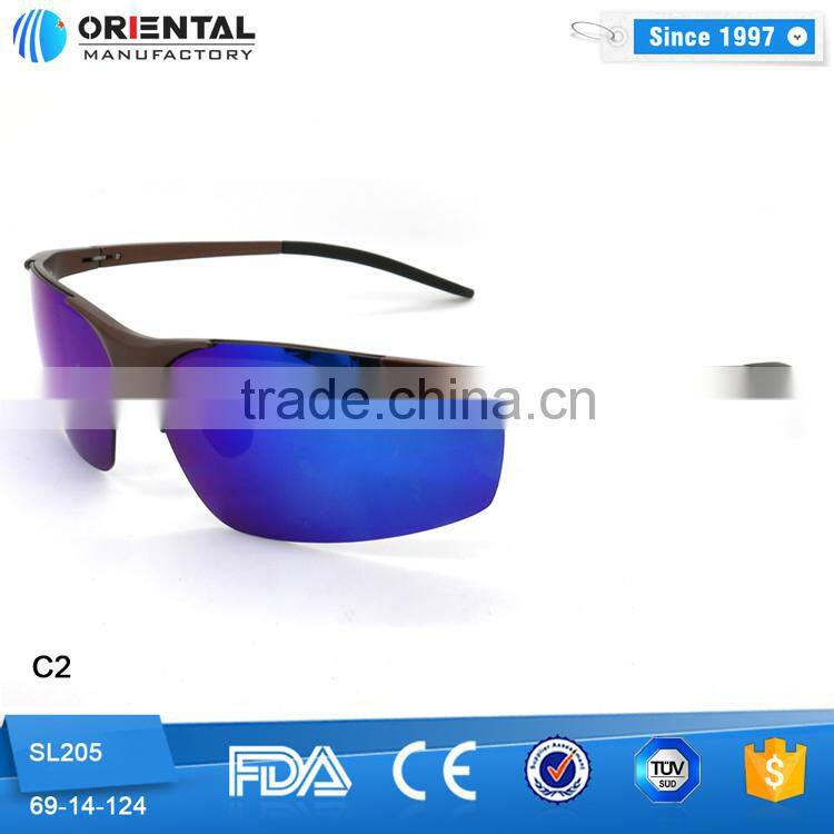 Aluminum Frame Mirror Lens Cycling and Surfing Sunglasses polarized sport