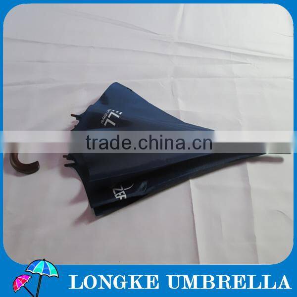 Umbrella manufacturer Plain polyester fabric wooden advertising umbrella
