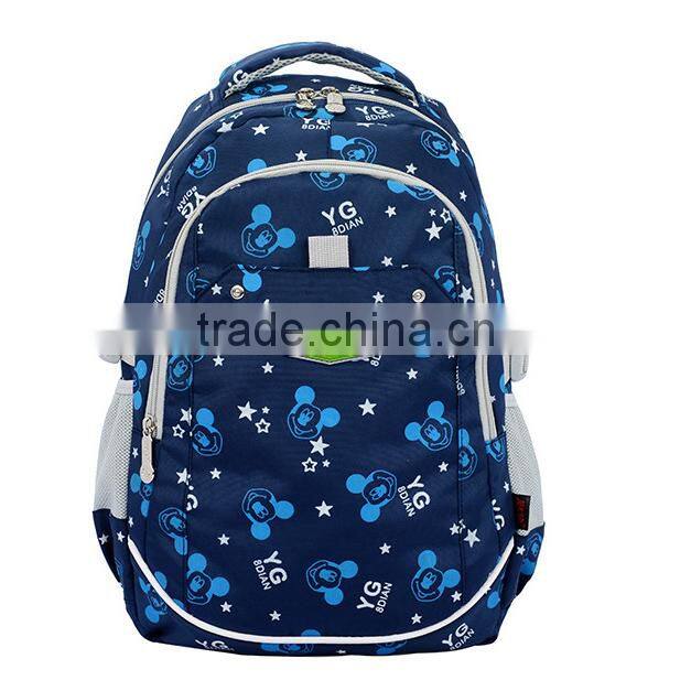 2015 School Bag Printing School Bag Manufacturer