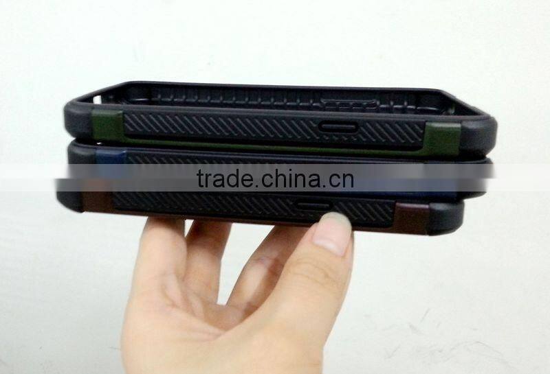 Army Armor silicone case Camo leather for Sam sung