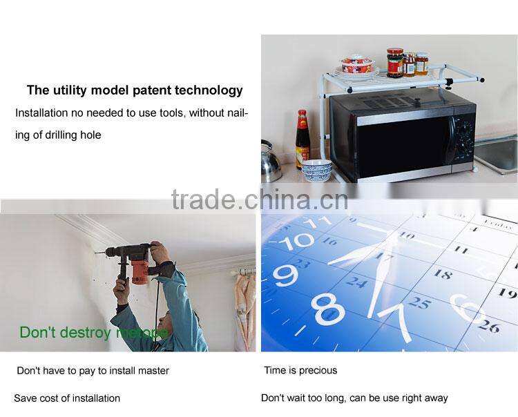 microwave oven stand portable kitchen rack metal display rack C-12