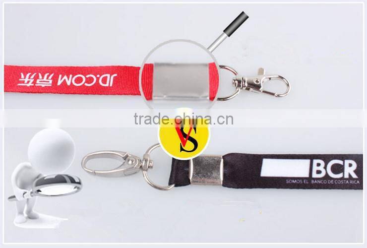 Punisher Lanyard Skull Logo Keychain Black