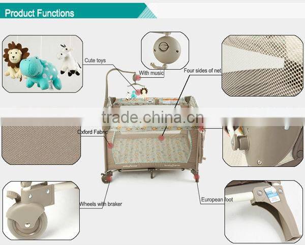 new design cheap and folding baby playpen