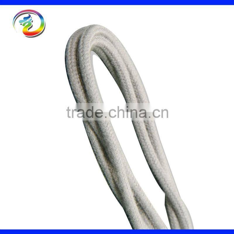 Fashion Polyester Cotton Round Shoelace