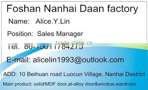 aluminum outward open window and doors