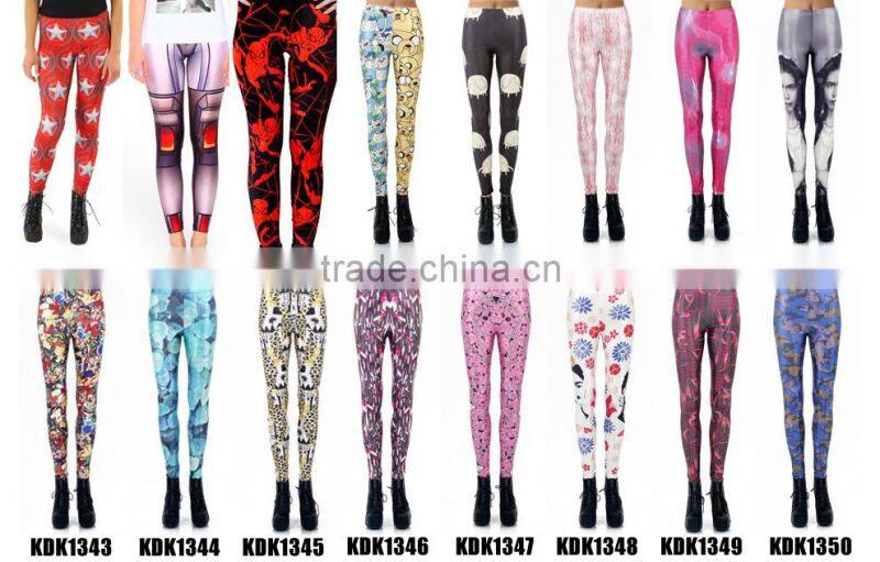 Wholesale 92% Polyester 8% Spandex Sexy Girls Leggings For Women