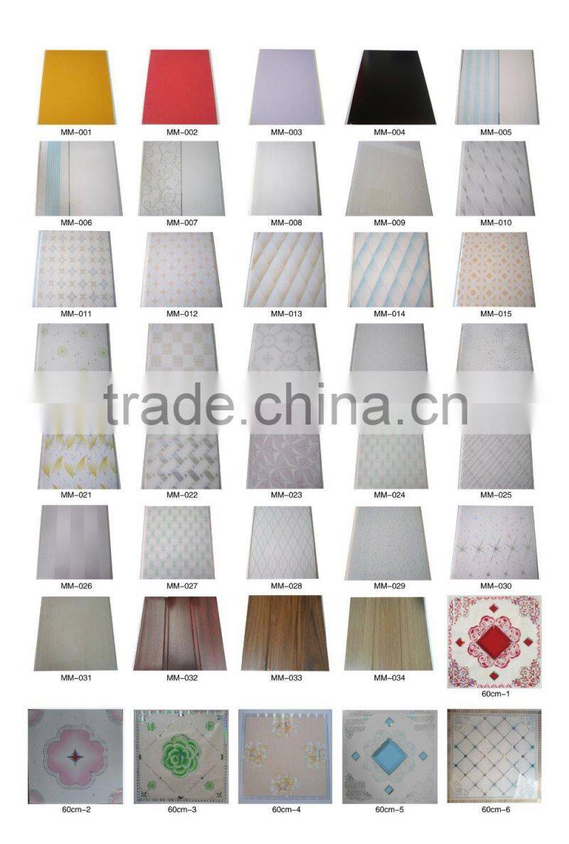 China supplier interior decorative plastic celing