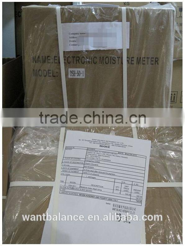 50g/0.001g rapid digital moisture meter with CE ISO certification