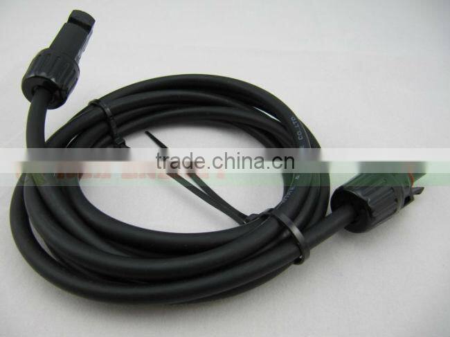MC4 solar cable assembly with connector. TUV certification.