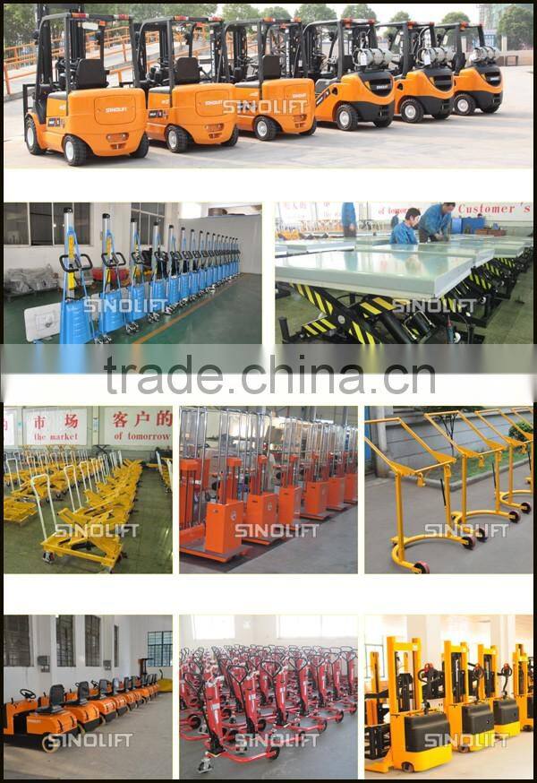 SINOLIFT CTJ400-850M Customrized Light-duty Manual Winch Platform Stacker