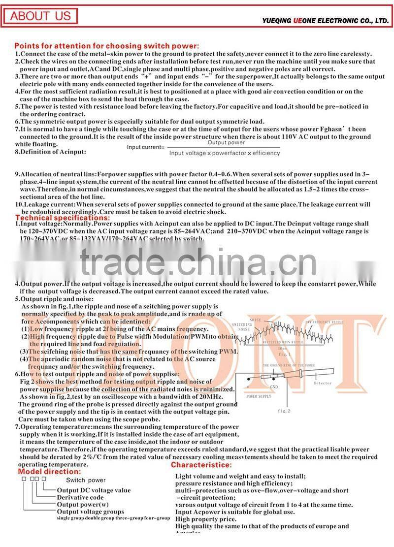 DC3.3v 3a switching power supply DC POWER SUPPLY